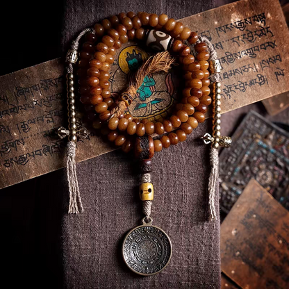 Simple Tibetan Craft- 108 Yak Bone Mala