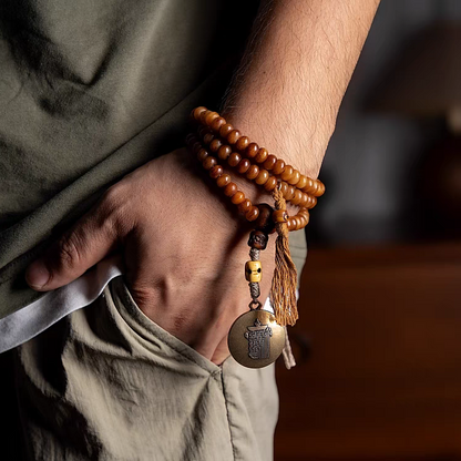 Simple Tibetan Craft- 108 Yak Bone Mala